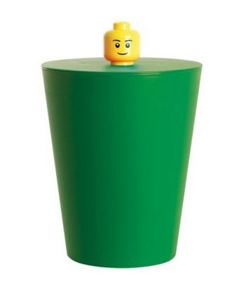 LEGO Rangements 40601734 Corbeille LEGO Verte