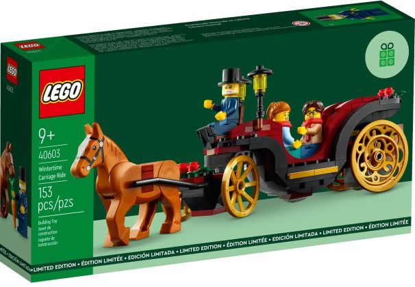 LEGO Saisonnier 40603 La promenade hivernale en calèche