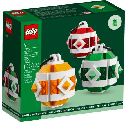 LEGO Saisonnier 40604 Set de décorations de Noël