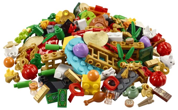 LEGO Objets divers 40605 Pack d’accessoires VIP Nouvel An lunaire (Polybag)