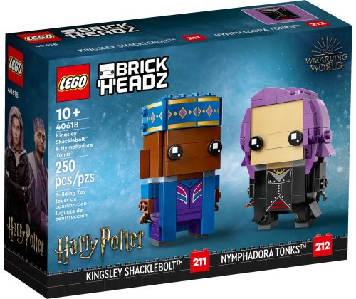 LEGO BrickHeadz 40618 Kingsley Shacklebolt et Nymphadora Tonks