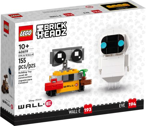 LEGO BrickHeadz 40619 EVE et WALL-E