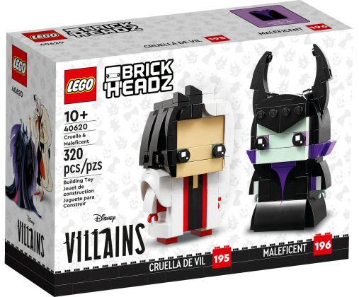 LEGO BrickHeadz 40620 Cruella et Maléfique