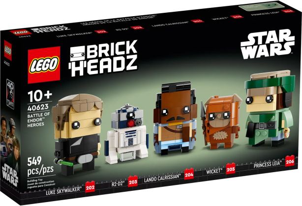 LEGO BrickHeadz 40623 Star Wars : Les Héros de la bataille d’Endor