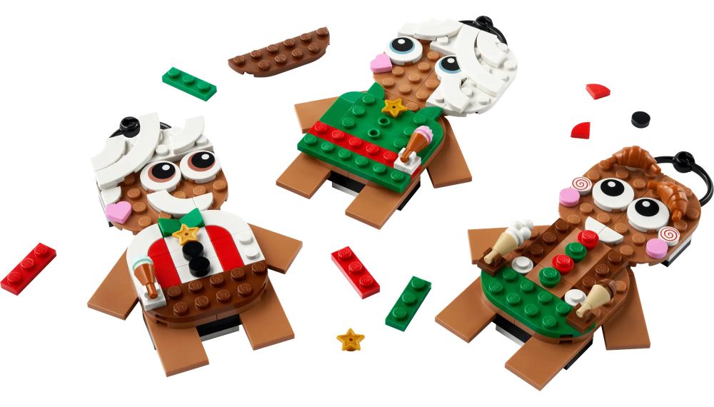 LEGO Saisonnier 40642 pas cher, Les décorations pain d'épices