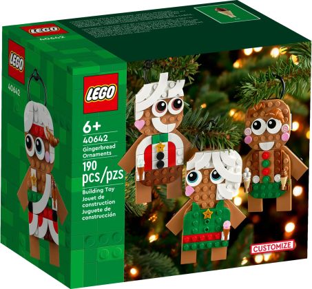 LEGO Saisonnier 40642 Les décorations pain d’épices