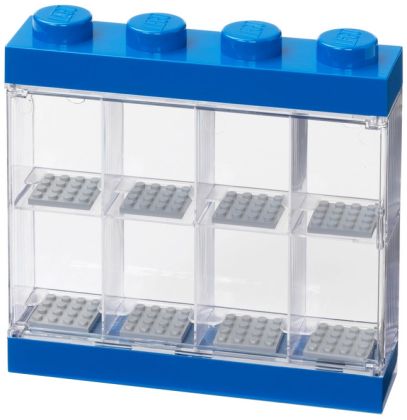 LEGO Rangements 40650005 Vitrine 8 Minifigurines Bleue
