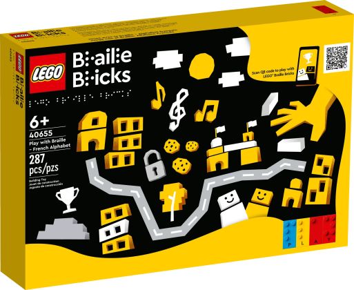 LEGO Objets divers 40655 Découvrir le braille – Alphabet français