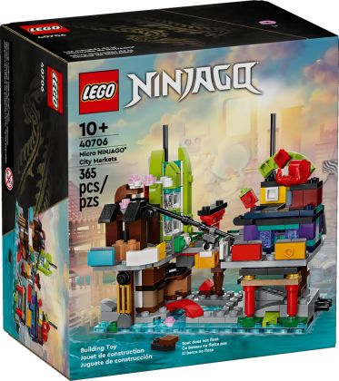 LEGO Ninjago 40706 Les marchés de Ninjago City miniatures