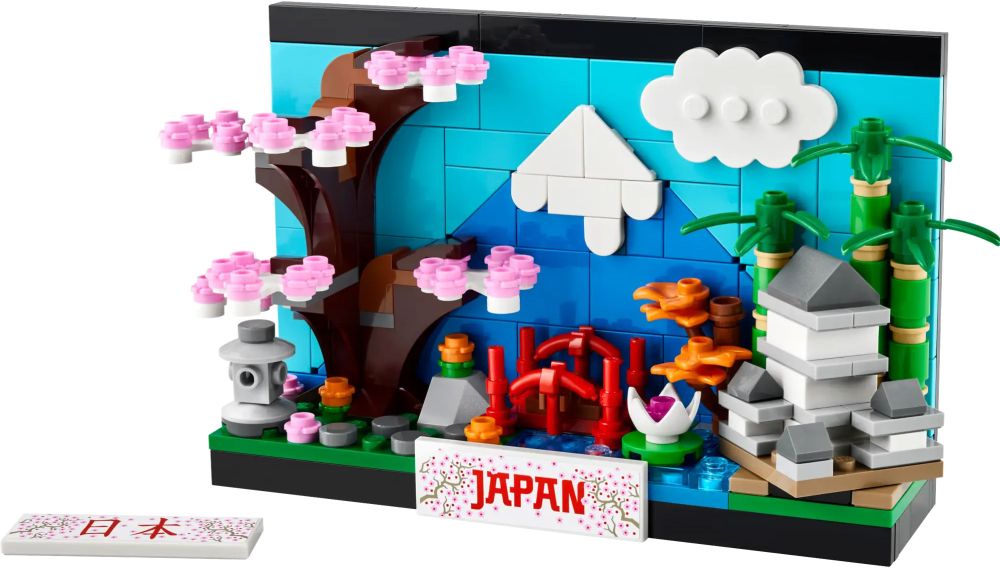 LEGO Creator 40713 pas cher, Carte postale du Japon