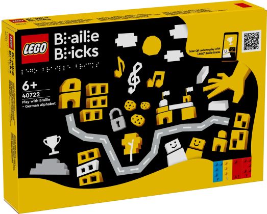 LEGO Objets divers 40722 Découvrir le braille – Alphabet allemand