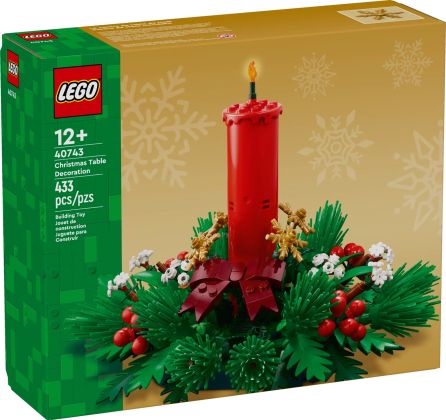 LEGO Saisonnier 40743 Centre de table de Noël