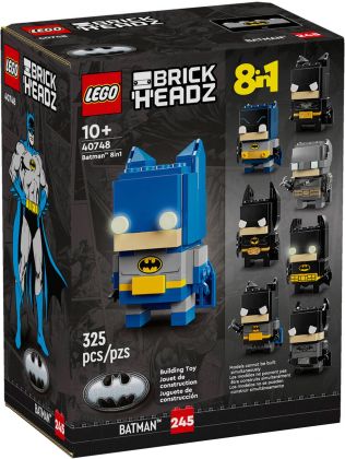 LEGO BrickHeadz 40748 Figurine de Batman 8-en-1