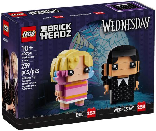 LEGO BrickHeadz 40750 Mercredi et Enid