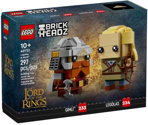 LEGO BrickHeadz 40751 Legolas et Gimli