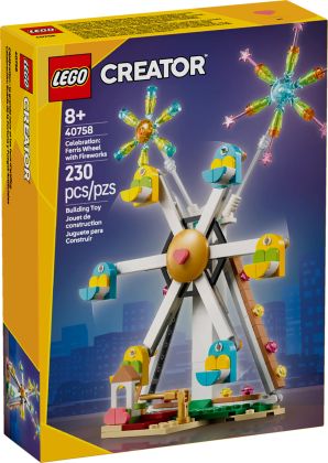 LEGO Creator 40758 Célébration : la grande roue avec des feux d’artifice
