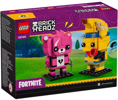 LEGO BrickHeadz 40760 Bananaventurier et l’experte des câlins