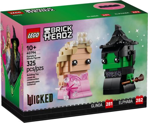 LEGO BrickHeadz 40794 Figurines d’Elphaba et de Glinda