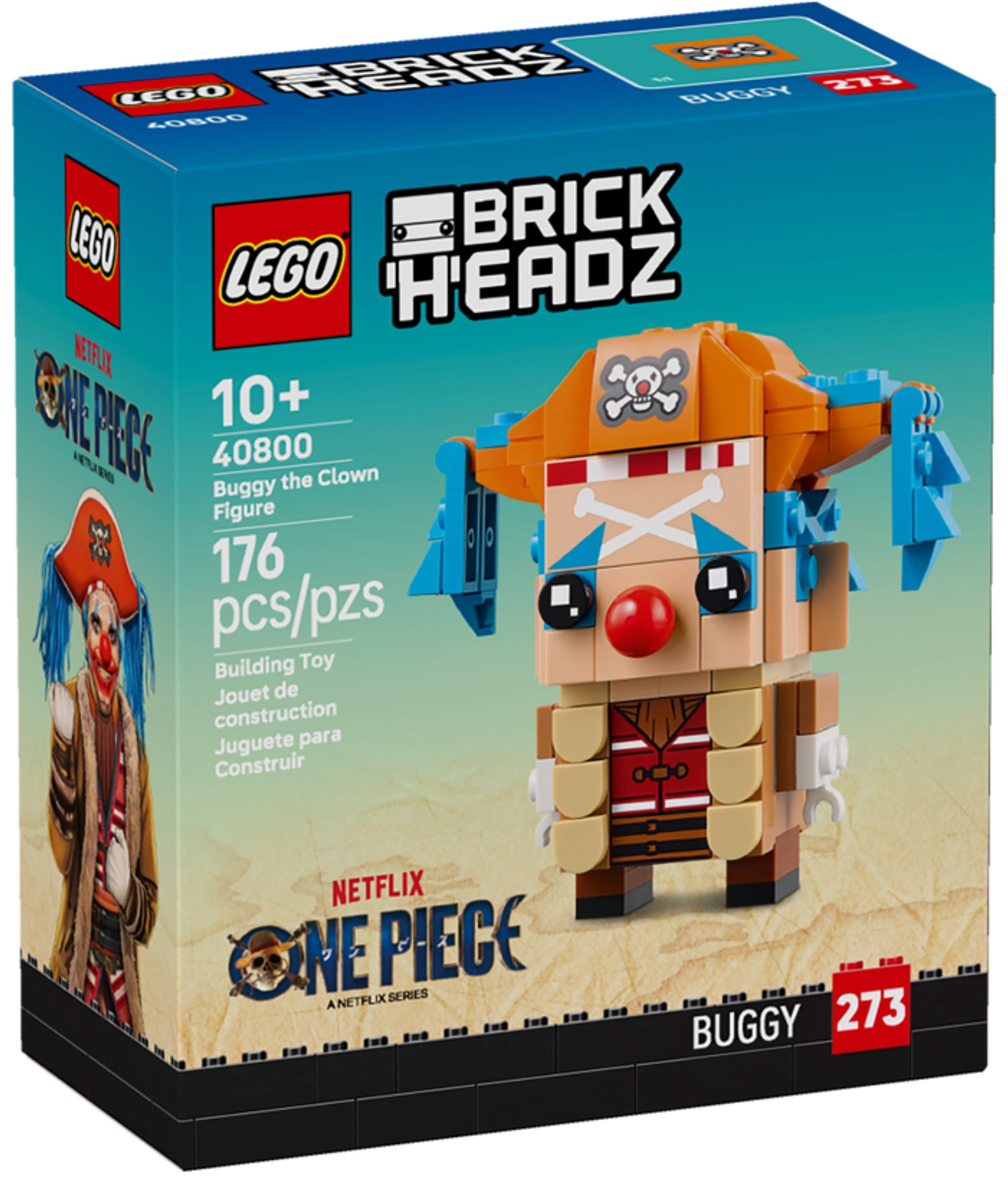LEGO BrickHeadz 40800 pas cher, Figurine de Baggy le Clown