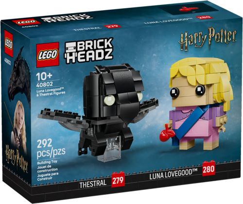LEGO BrickHeadz 40802 Figurines de Luna Lovegood et d'un Sombral (Harry Potter)
