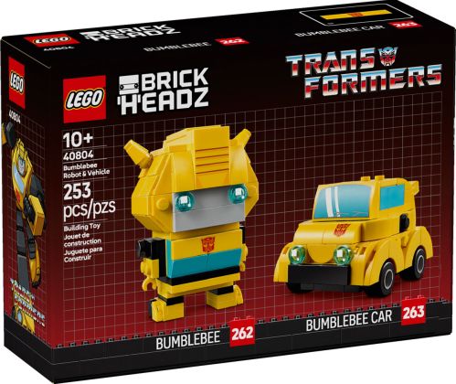 LEGO BrickHeadz 40804 Robot et véhicule Bumblebee