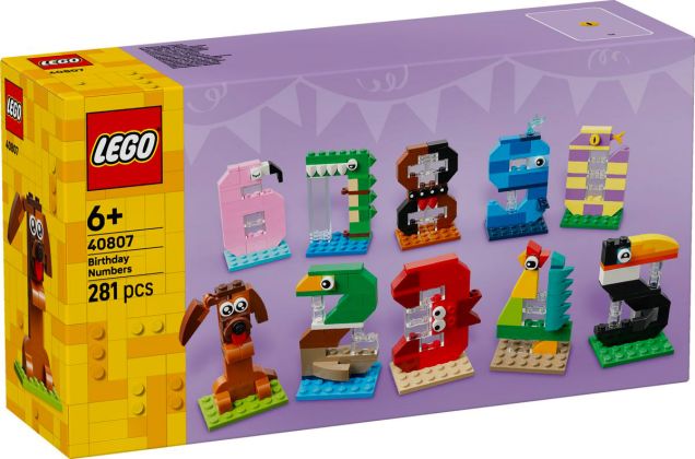 LEGO Objets divers 40807 Les chiffres d’anniversaire