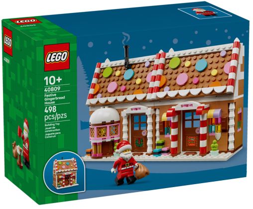 LEGO Saisonnier 40809 La maison en pain d’épices festive