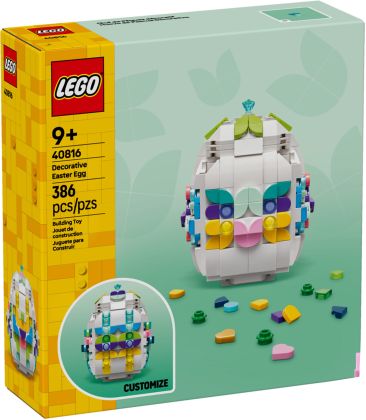 LEGO Saisonnier 40816 L’œuf de Pâques décoratif