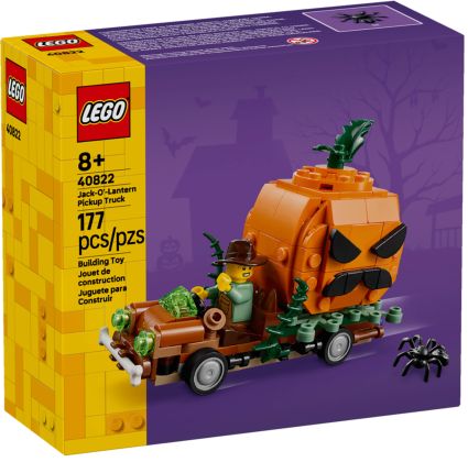 LEGO Saisonnier 40822 La camionnette de la citrouille d’Halloween