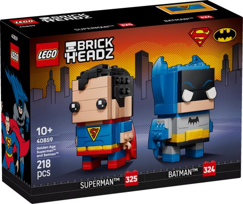 LEGO BrickHeadz 40859 Golden Age Superman and Batman