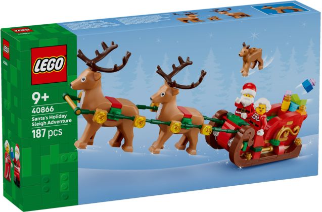 LEGO Saisonnier 40866 L’aventure en traîneau du Père Noël