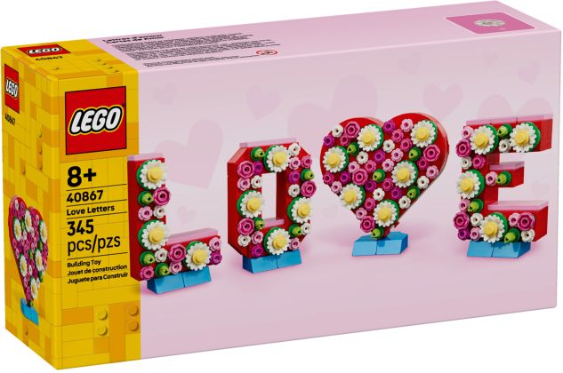 LEGO Saisonnier 40867 Les lettres LOVE