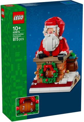 LEGO Saisonnier 40874 Compte à rebours avant l’arrivée du Père Noël