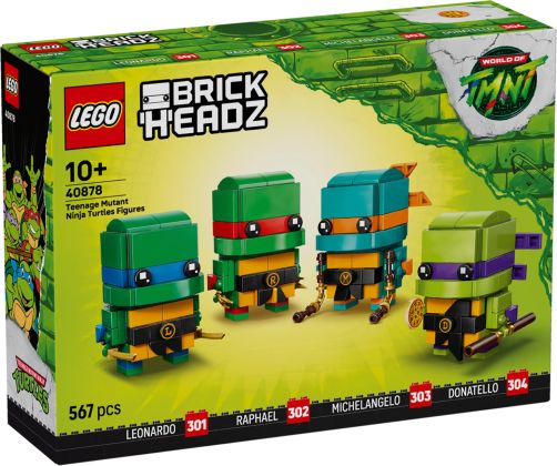 LEGO BrickHeadz 40878 Figurines des Tortues Ninja