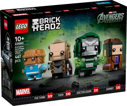 LEGO BrickHeadz 40880 Avengers : Doomsday Héros et méchant