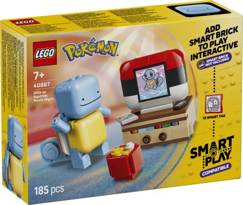 LEGO Pokémon 40887 Ditto as Squirtle: Movie Night