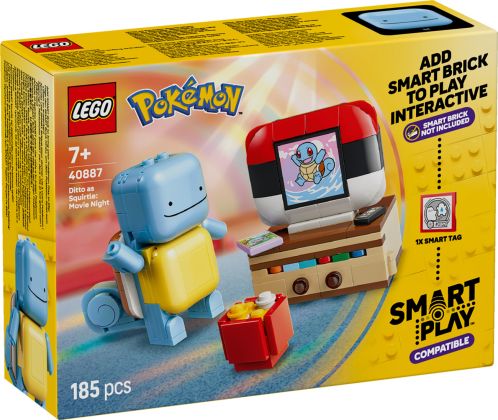 LEGO Pokémon 40887 SMART Play : Métamorph en Carapuce : Soirée télé