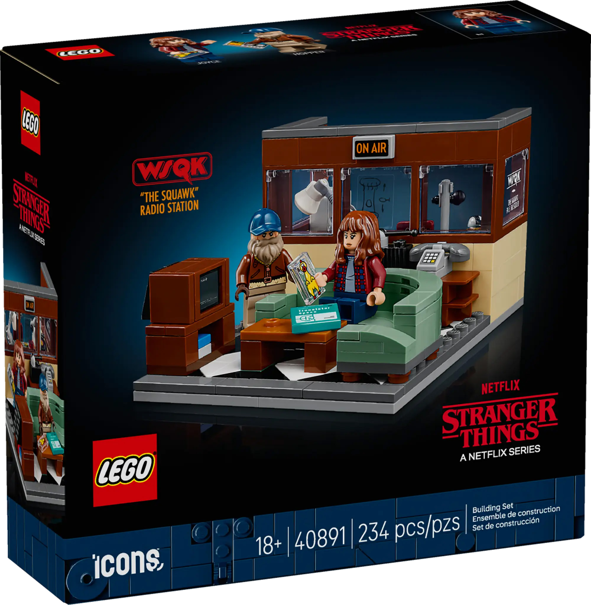 LEGO Stranger Things 40891 pas cher, Stranger Things : la radio WSQK