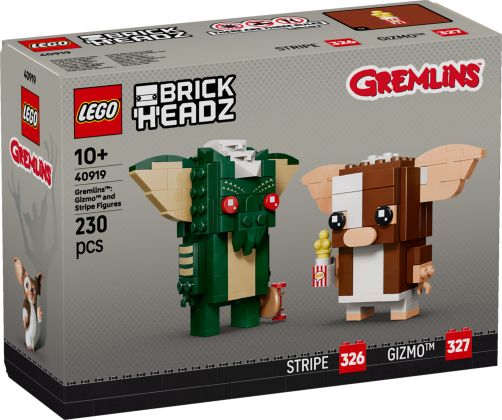 LEGO BrickHeadz 40919 Gremlins Gizmo and Stripe Figures