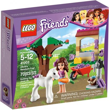 LEGO Friends 41003 Olivia et son bébé poulain