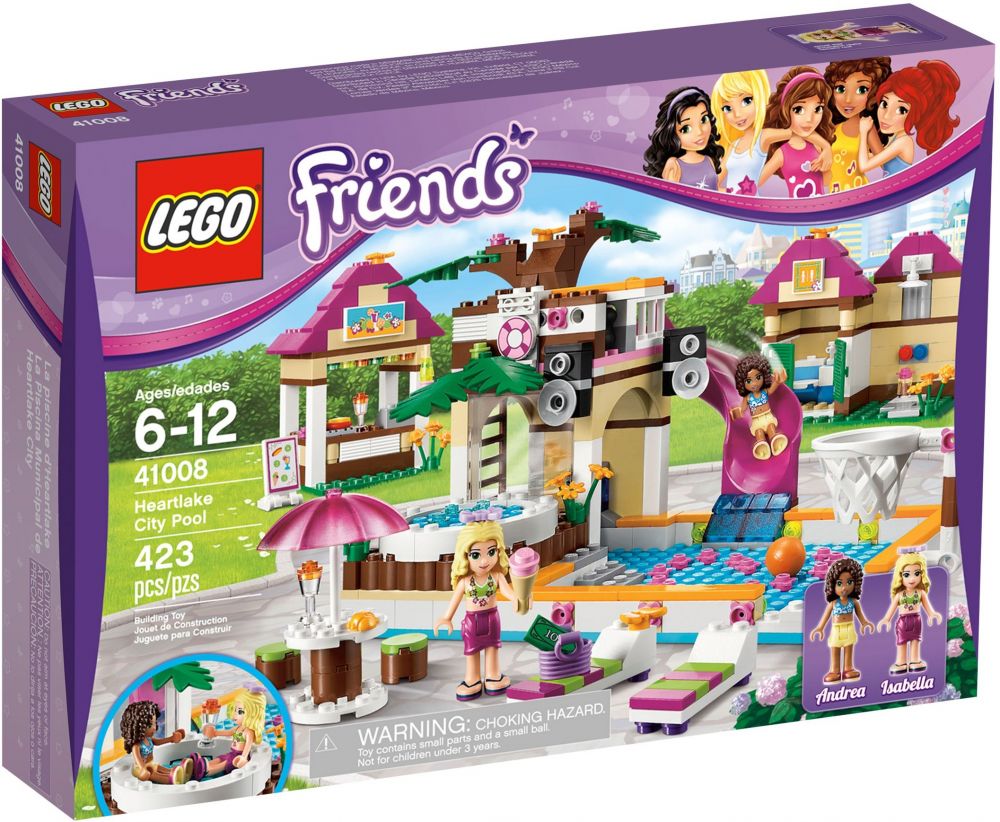 Lego Friends 41008 Pas Cher La Piscine Dheartlake City
