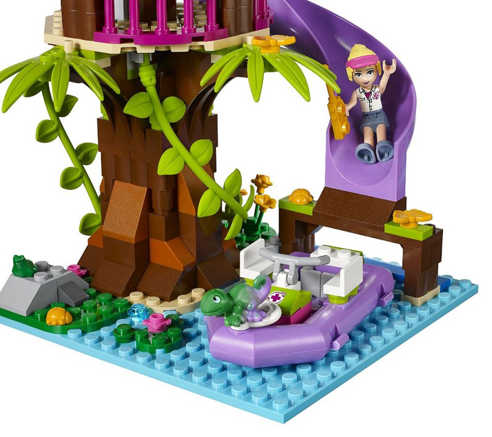 LEGO Friends 41038 pas cher, La base de sauvetage de la jungle