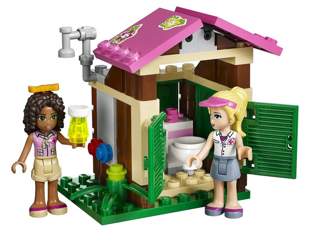 LEGO Friends 41038 pas cher, La base de sauvetage de la jungle