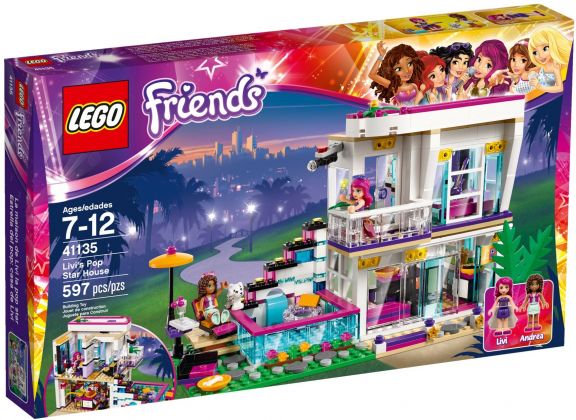 LEGO Friends 41135 La maison de la Pop Star Livi