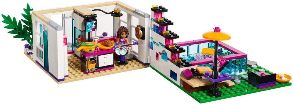 lego friends maison pop star