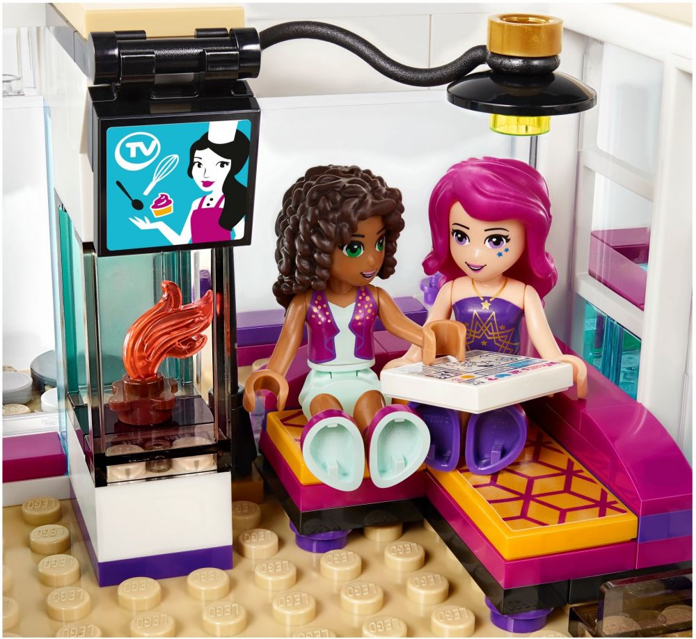 LEGO Friends 41135 pas cher, La maison de la Pop Star Livi