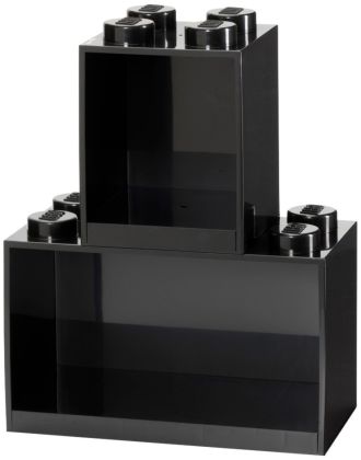 LEGO Rangements 4117 Ensemble d'étagères en brique noir