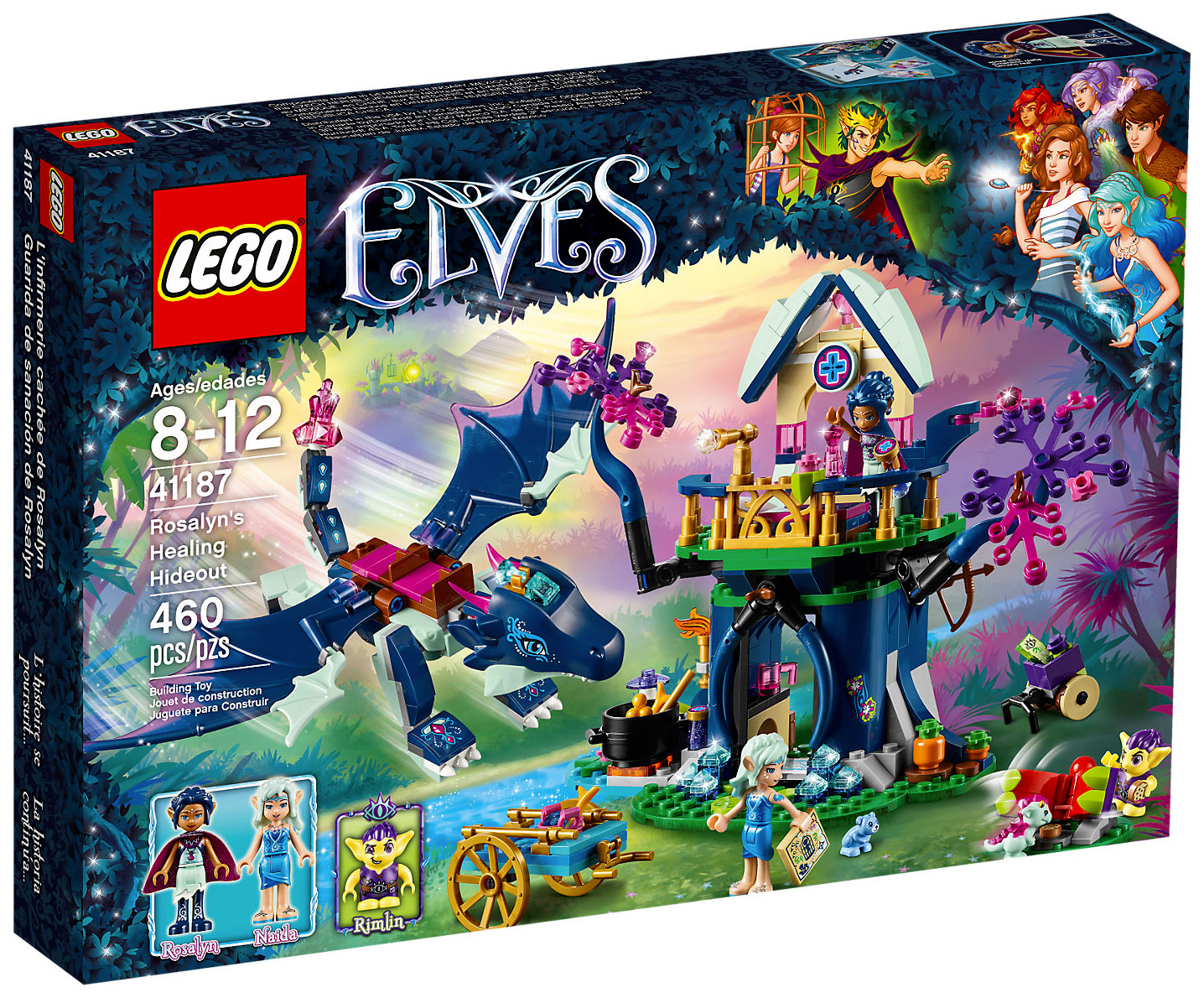 LEGO Elves 41187 pas cher, L�infirmerie cachée de Rosalyn