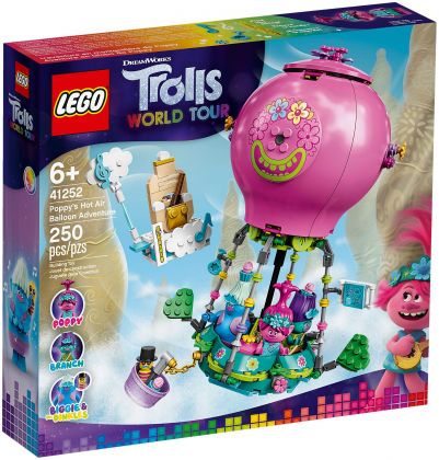 LEGO Trolls World Tour 41252 Les aventures en montgolfière de Poppy