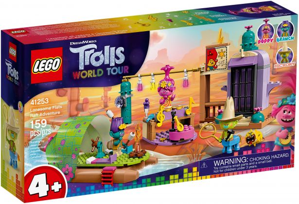 LEGO Trolls World Tour 41253 L'aventure en radeau de Mornebourg